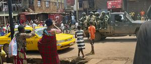 M23-Rebellen patrouillieren im Zentrum der zweitgrößten Stadt Ostkongos.