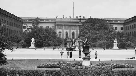 Die Berliner Universität im Jahr 1920.