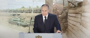 Offiziell handelt es sich bei den Truppenaufmärschen an der ukrainischen Grenze nur um eine Übung. Doch das behauptete Putin auch bei der Krim.