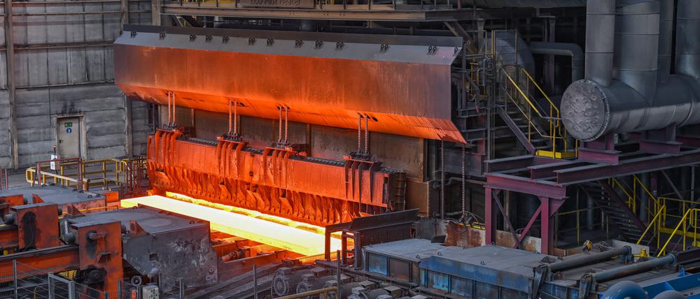 Das Warmwalzwerk der ArcelorMittal Eisenhüttenstadt GmbH (Symbolbild).