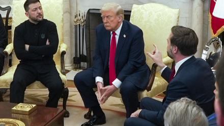 Bei dem Treffen zwischen Trump und Selenskyj lief für den Ukrainer alles schief. (Archivbild)