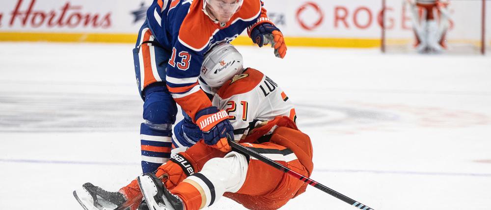 Die Oilers erlebten gegen die Ducks einen Rückschlag.