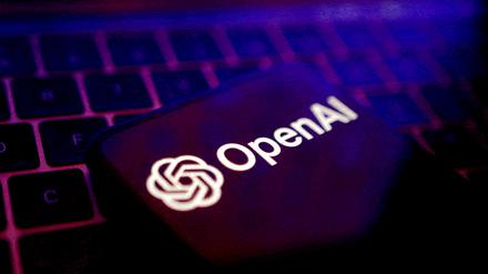 Das Logo von OpenAI.