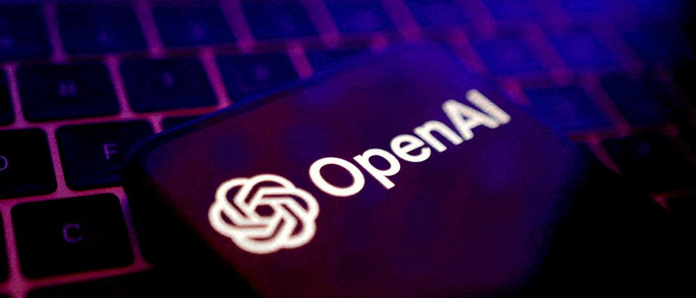 Das Logo von OpenAI.