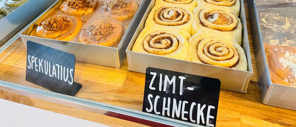Zimtschnecken gibt es bei Cinnabun’s in Spandau.