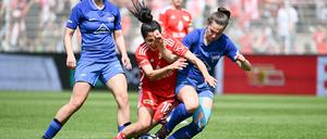 In der vergangenen Saison standen sich die Frauen von Hertha und Union noch in der Regionalliga gegenüber.