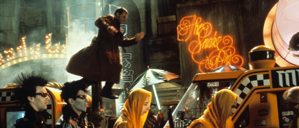 Eine Erzählung von Philip K. Dick als Grundlager: Harrison Ford (oben) im Film „Blade Runner“ von Ridley Scott aus dem Jahr 1982.
