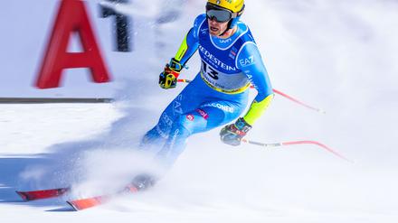 Mattia Casse liegt aktuell auf Rang zwei des Super-G-Gesamtweltcups.