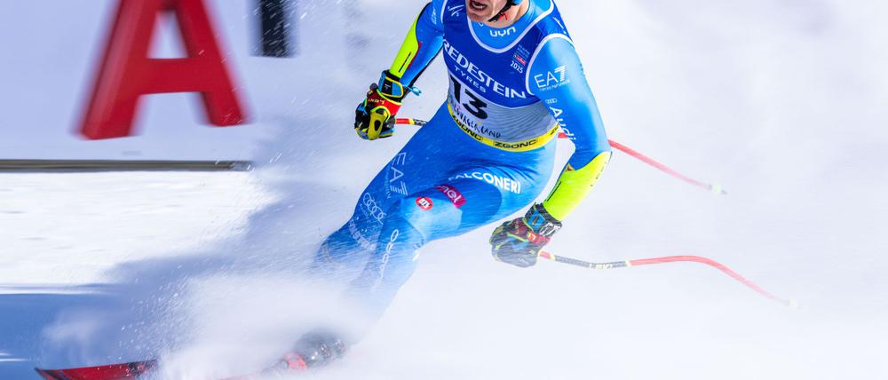 Mattia Casse liegt aktuell auf Rang zwei des Super-G-Gesamtweltcups.