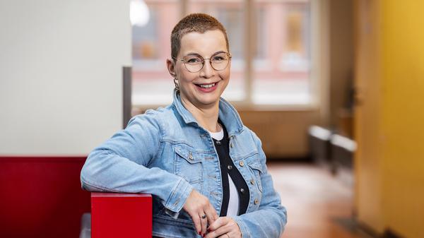 Jeanette von Brietzke, Darmkrebspatientin am Helios Klinikum Buch.