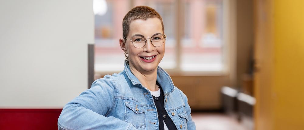 Jeanette von Brietzke, Darmkrebspatientin am Helios Klinikum Buch.