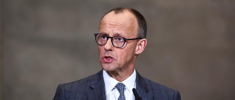 CDU-Vorsitzender Friedrich Merz.