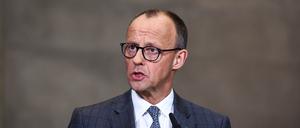 CDU-Vorsitzender Friedrich Merz.