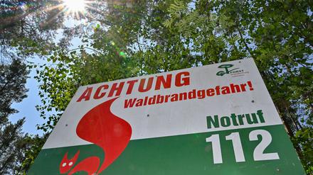 Jetzt ist Vorsicht im Wald geboten: Es herrscht teils eine hohe Waldbrandgefahr. (Archivbild) 
