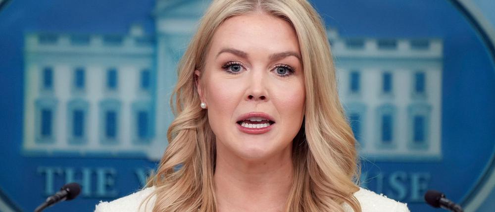 Die Sprecherin des Weißen Hauses, Karoline Leavitt, äußert sich zu Kontakten der US-Regierung mit der Hamas (Archivbild).