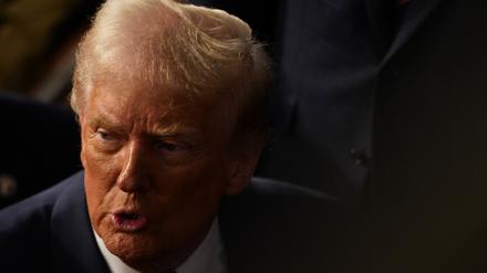 Trump am 4. März 2025 im Kongress.