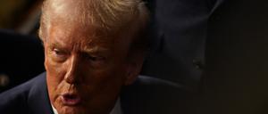 Trump am 4. März 2025 im Kongress.