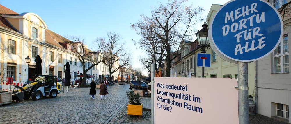 Die Dortustraße ist bereits verkehrsberuhigt. Weitere Straßen könnten folgen.