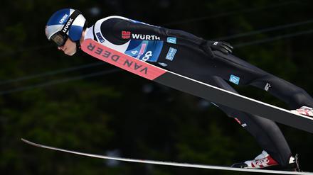 Andreas Wellinger und das deutsche Team wurde klar besiegt.