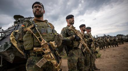 Soldaten der Bundeswehr in Litauen (Archivbild vom Juni 2022).