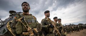 Soldaten der Bundeswehr in Litauen (Archivbild vom Juni 2022).