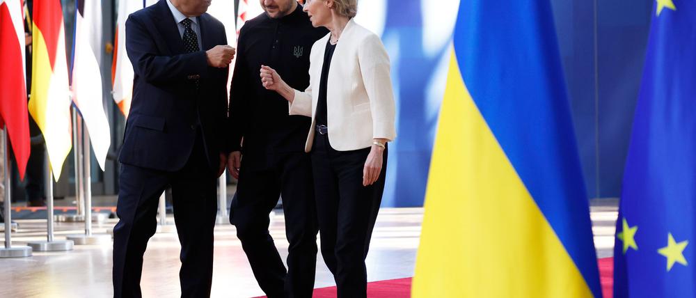 26 EU-Länder bekräftigten ihre Unterstützung für die Ukraine - nur Ungarn stellte sich quer.