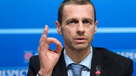 Die Zahlen stimmen. UEFA-Chef Ceferin zeigt sich zufrieden. 