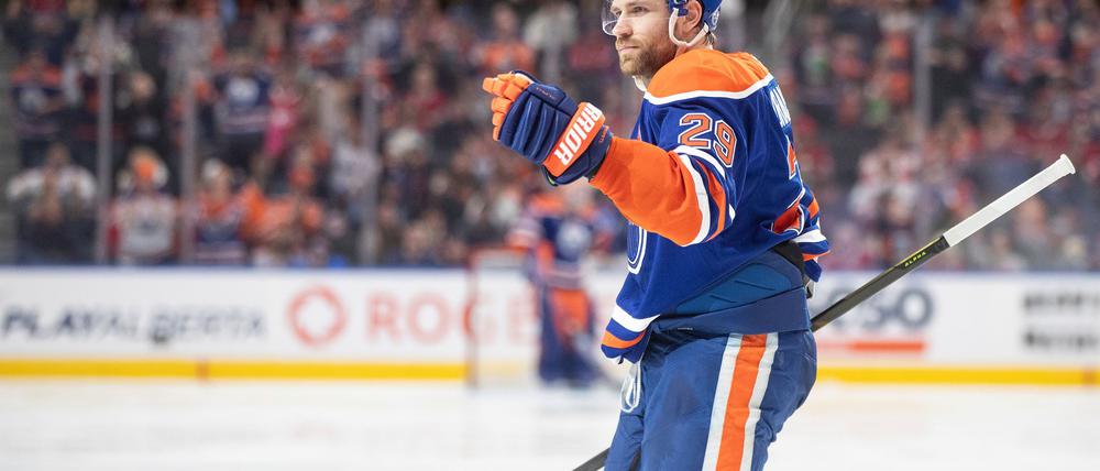 Leon Draisaitl kommt schon auf 46 Saisontore in der NHL.