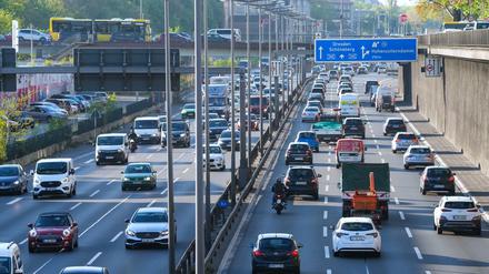 Rund um das Dreieck Funkturm müssen sich Autofahrer auf Verkehrsbehinderungen einstellen. (Archivfoto)