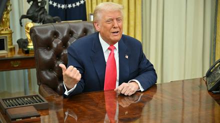 Trump äußert sich positiv über die Friedensverhandlungen (Archivbild).