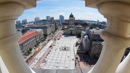 Bald wieder frei zum Flanieren: Der Gendarmenmarkt. (Archivbild)