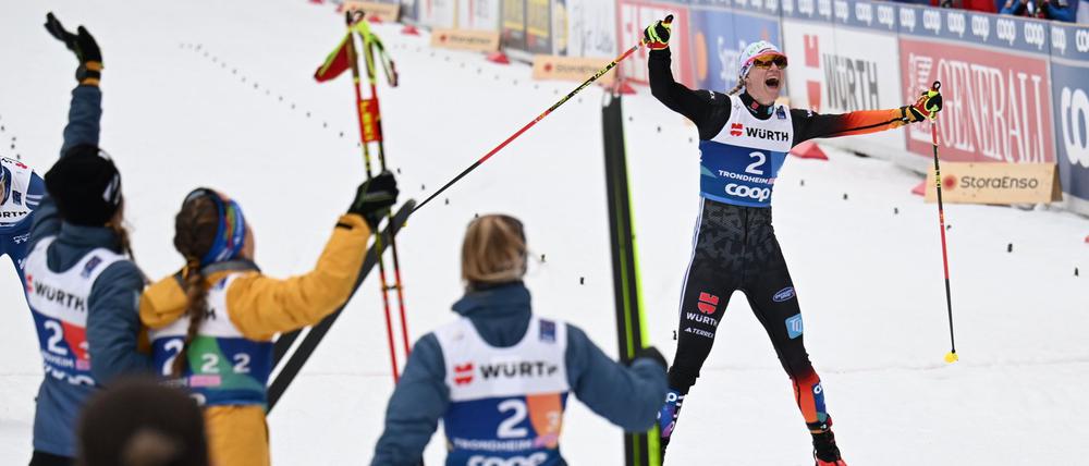 Der Moment, in dem Bronze feststeht.