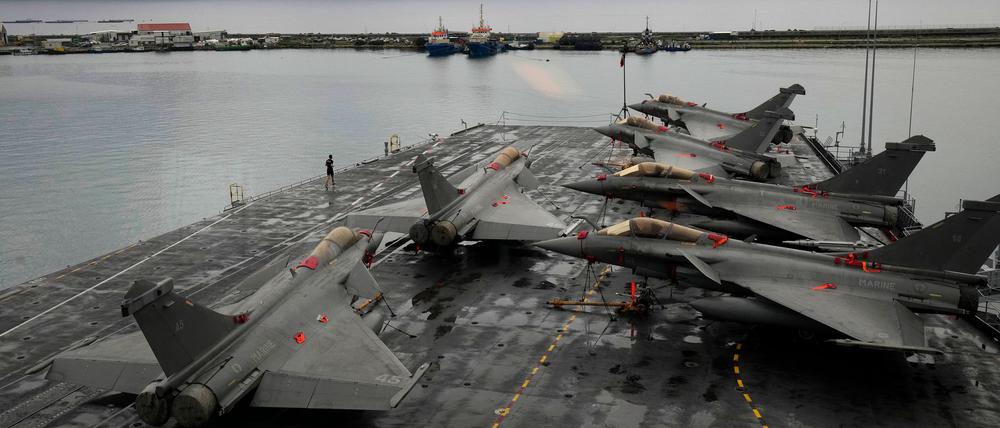 Mehrmals im Jahr wird mit französischen Kampfjets Abschreckung geübt. (Archivbild)