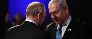 Putin und Netanjahu bei einem Treffen 2020.