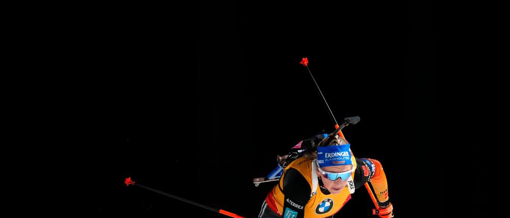 Franziska Preuß konnte dieses Mal nicht in den Kampf um die Podestplätze eingreifen.