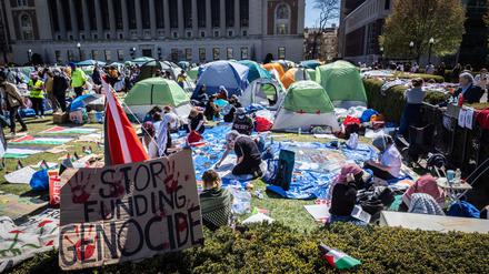Columbia wurde im vergangenen Frühjahr zum Schauplatz großer propalästinensischer Demonstrationen und Gegenproteste. 