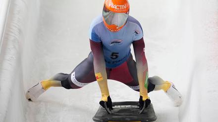 Axel Jungk holte WM-Bronze im Skeleton.