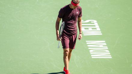 Der erste Auftritt in Indian Wells war für Alexander Zverev auch direkt der letzte.