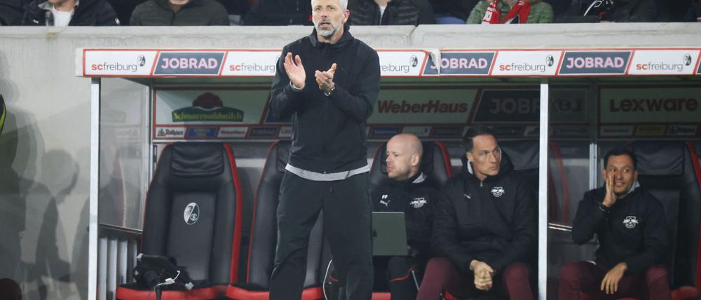 Marco Rose bleibt trotz Kritik Trainer in Leipzig.
