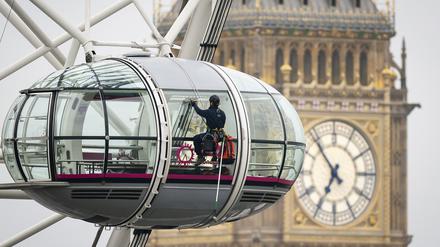Das Riesenrad London Eye wurde vor 25 Jahren eröffnet.