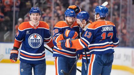 Fünf Tore reichten nicht für einen entspannten Abend - die Oilers mussten bis zum Ende zittern.