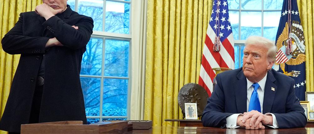 Ohne Starlink wäre die Ukraine am Ende, sagt Tech-Milliardär Musk, der US-Präsident Trump nahesteht. (Archivbild)