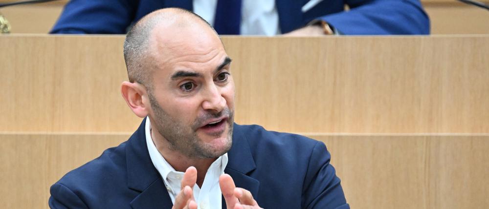 Danyal Bayaz (Bündnis 90/Die Grünen), Finanzminister von Baden-Württemberg.