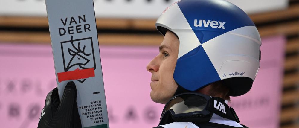 Andreas Wellinger wurde vor einer Woche Zweiter von der Normalschanze.