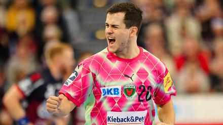 Füchse-Linksaußen Tim Freihöfer erzielte gegen Wetzlar sieben Tore.