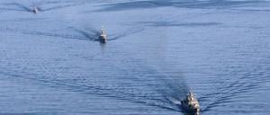 Iran beginnt gemeinsames Marinemanöver mit China und Russland.