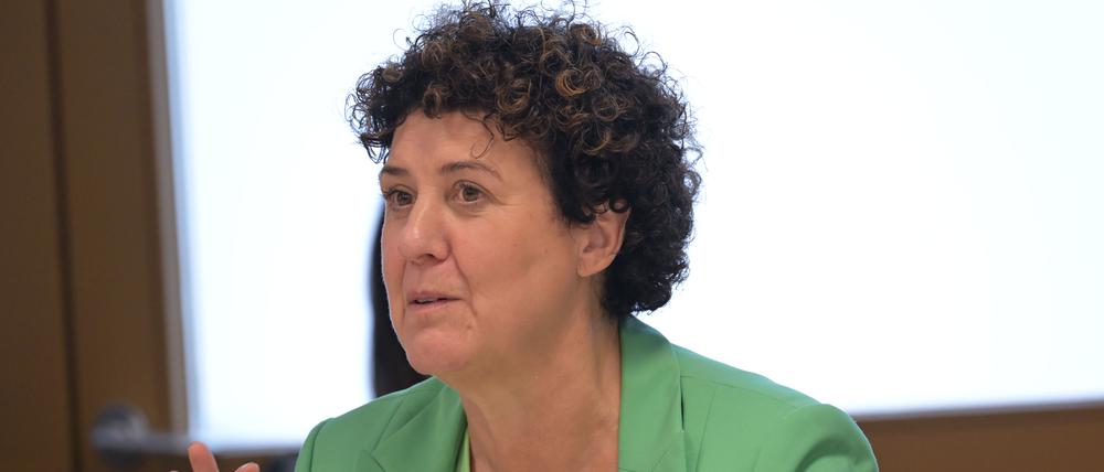 Die Beigeordnete für Ordnung, Sicherheit, Soziales und Gesundheit, Brigitte Meier (SPD).