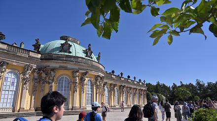 Schloss Sanssouci in Potsdam.