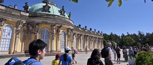 Schloss Sanssouci in Potsdam.