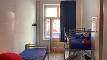 Ein Zimmer in der Notübernachtung „Evas Obdach“.